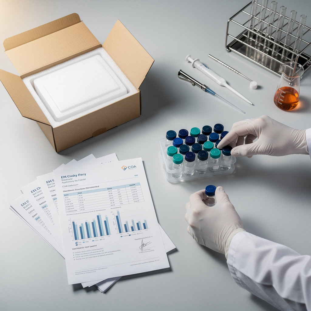 EllaAmino Labs mission and values - research-grade peptide quality assurance